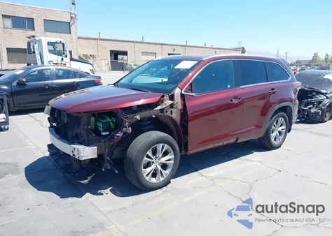 2015 Toyota Highlander Xle V6 из США, поврежденный, VIN 5TDJKRFH6FS143993